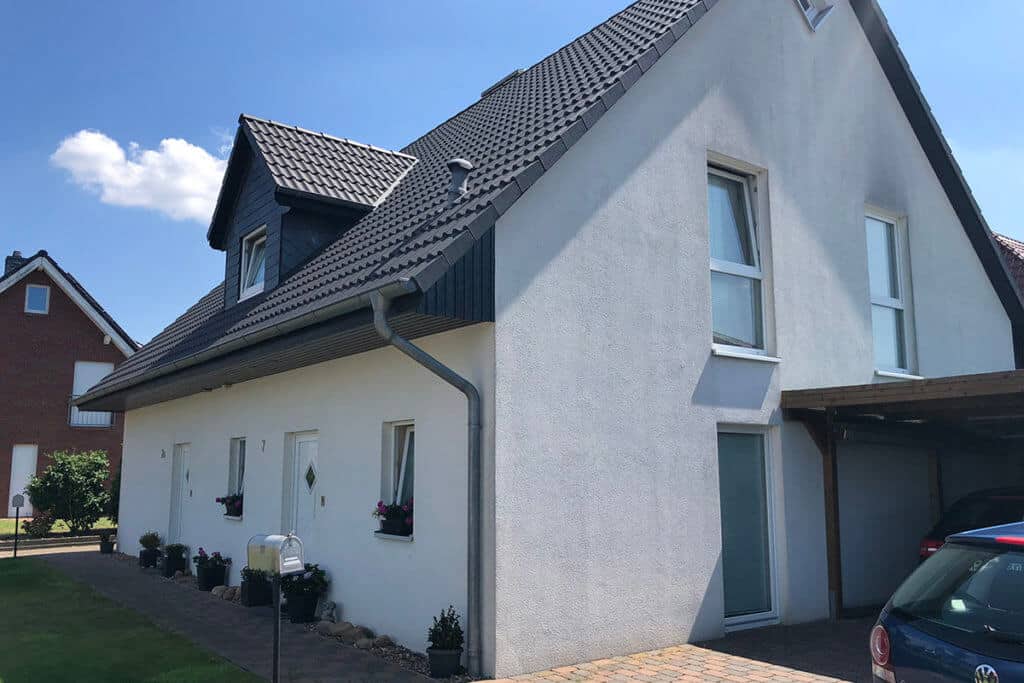 Fassade vor dem Anstrich