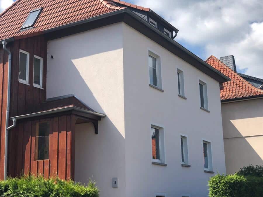 Fassadenanstrich an einem Haus in Barsinghausen